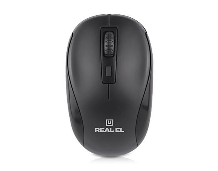 Комплект (клавіатура, мишка) бездротовий REAL-EL Standard 550 Kit Black USB