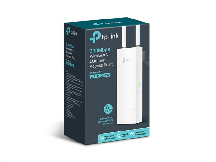 Точка доступа TP-Link EAP110-Outdoor (N300, 1хFE, passive PoE, EAP Controller, outdoor, 1х5дБи)