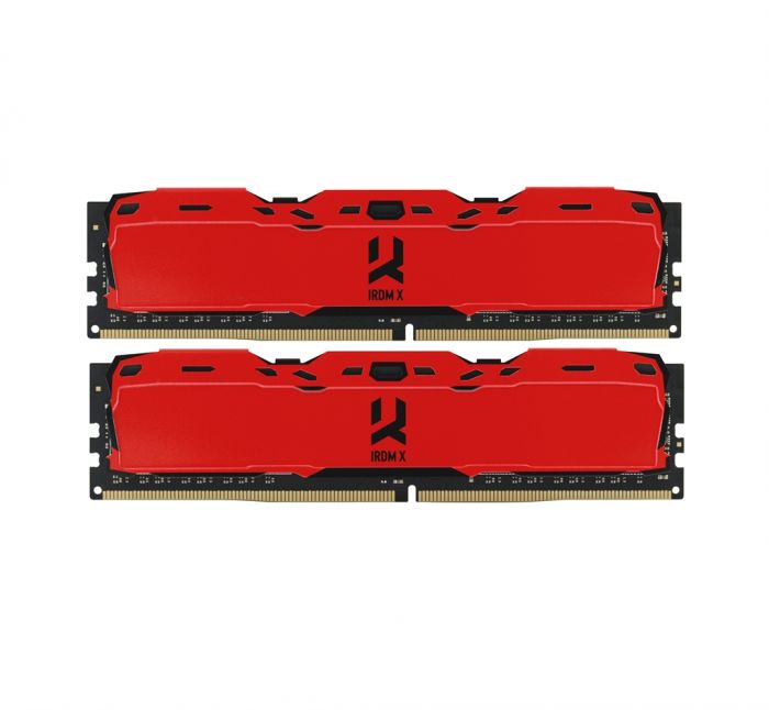 Модуль пам`ятi DDR4 2x8GB/3000 GOODRAM Iridium X Red (IR-XR3000D464L16S/16GDC)