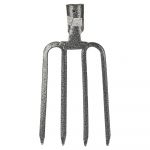 Вила садово-городні 4 плоскі зуби 170×280мм GRAD (5053805)