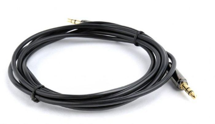 Аудіо-кабель Cablexpert (CCAP-444-0.75M), 3.5мм-3.5мм, 0.75 м, чорний