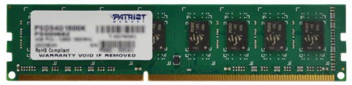 Модуль пам`ятi DDR3 4GB/1600 Patriot Signature Line (PSD34G16002)