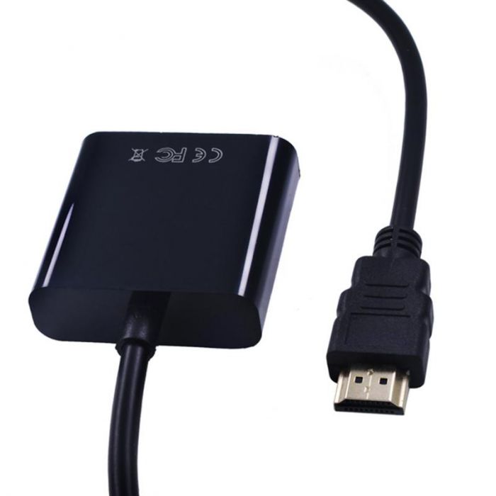 Адаптер STLab (U-990 Pro BTC) HDMI-VGA, 0.15м, чорний