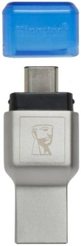 Картрідер Kingston MobileLite Duo 3C Dual Interface USB3.1 Type-A and Type-C microSD (FCR-ML3C) Metall Casing