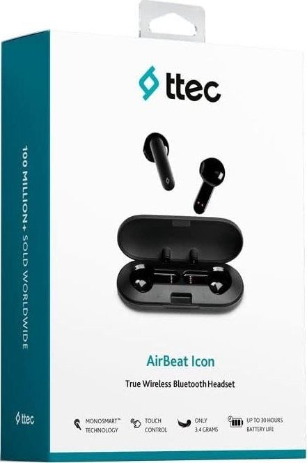 Bluetooth-гарнітура Ttec AirBeat Icon Black (2KM143S)