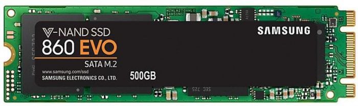 Накопичувач SSD  500GB Samsung 860 EVO M.2 2280 SATAIII MLC (MZ-N6E500BW)