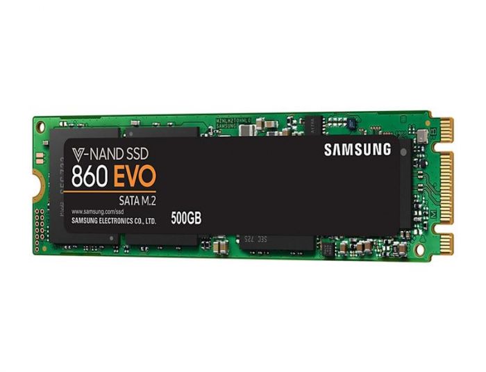 Накопичувач SSD  500GB Samsung 860 EVO M.2 2280 SATAIII MLC (MZ-N6E500BW)