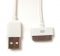 Кабель PowerPlant USB-Apple 30pin, 1м White (DV00DV4045)