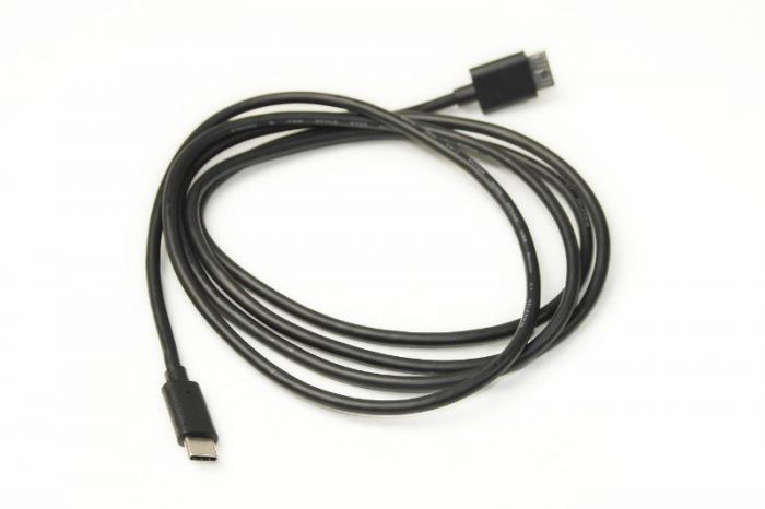Кабель PowerPlant (KD00AS1280) MicroUSB3.0(BM)-USB3.0 Type-C(M), 1.5м, Black