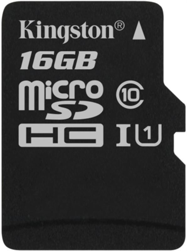 Карта пам`ятi MicroSDHC 16GB UHS-I Class 10 Kingston Canvas Select (SDCS/16GBSP)