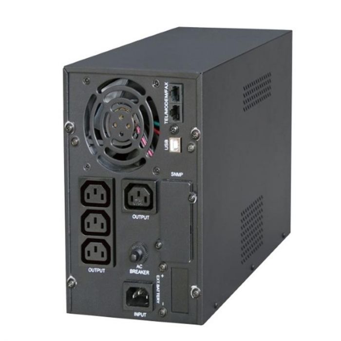 Джерело безперебійного живлення EnerGenie EG-UPS-PS2000-01 2000VA, Line Int., AVR, 4xIEC, метал