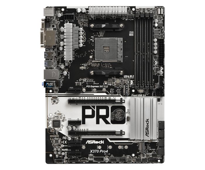 Материнська плата ASRock X370 PRO4 Socket AM4