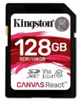 Карта пам`ятi SDXC 128GB UHS-I/U3 Class 10 Kingston Canvas React R100/W80MB/s (SDR/128GB)