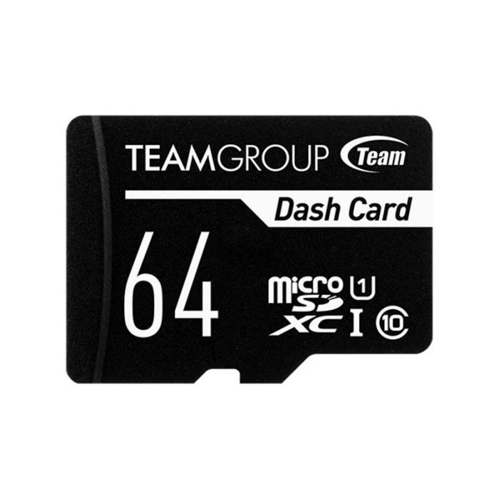 Карта пам`ятi MicroSDXC 64GB UHS-I Class 10 Team Dash Card + SD-adapter (TDUSDX64GUHS03)