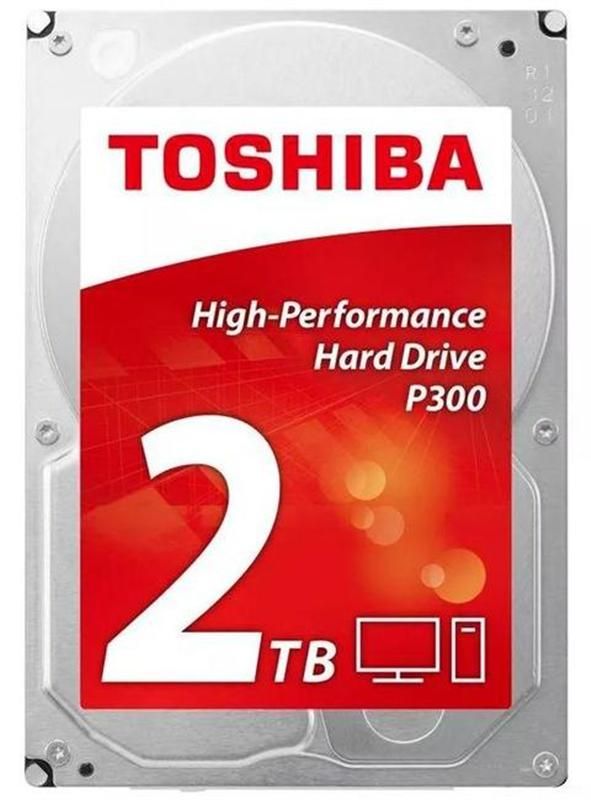 Накопичувач HDD SATA 2.0TB Toshiba P300 7200rpm 64MB (HDWD120EZSTA)