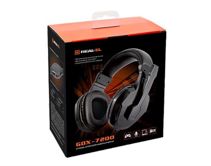 Гарнітура REAL-EL GDX-7200 Black