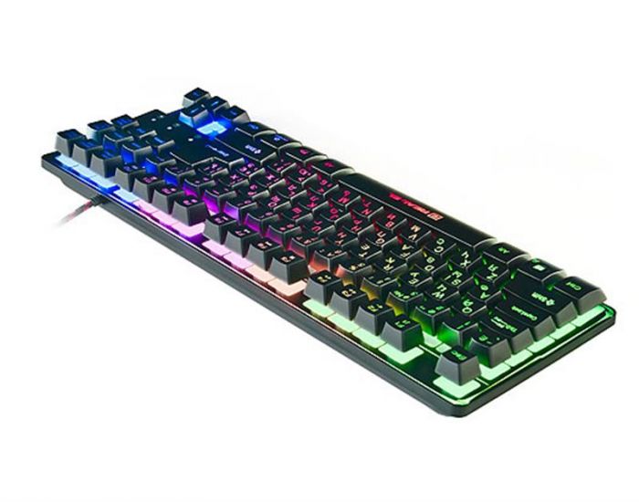 Клавіатура REAL-EL Gaming 8710 TKL Backlit Ukr Black