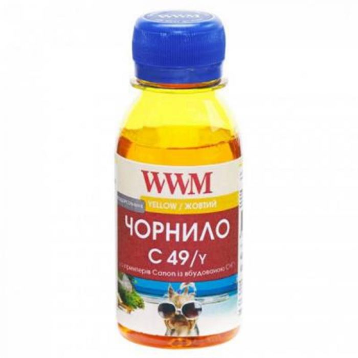 Чорнило WWM Canon Pixma G1400/2400/3400 (Yellow) (C49/Y-2) 100г