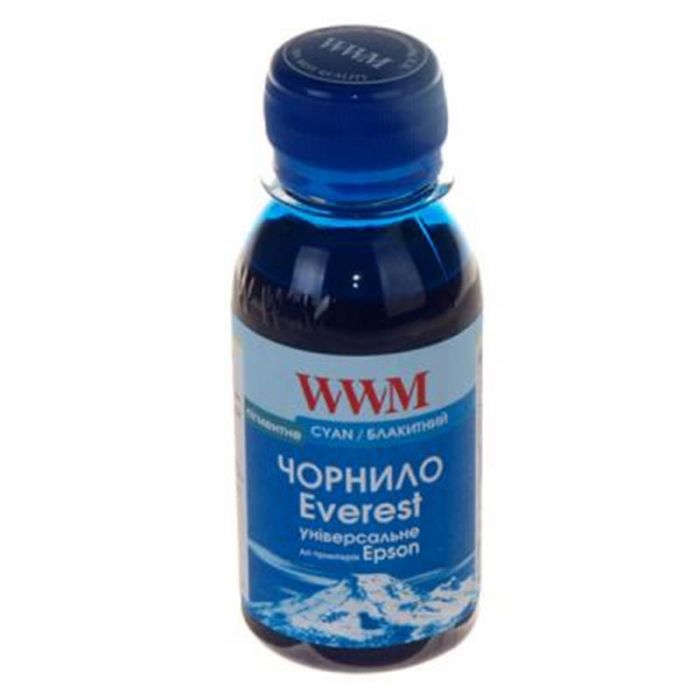 Чорнило WWM Epson Universal Everest (Cyan Pigment) (EP02/CP-2) 100г