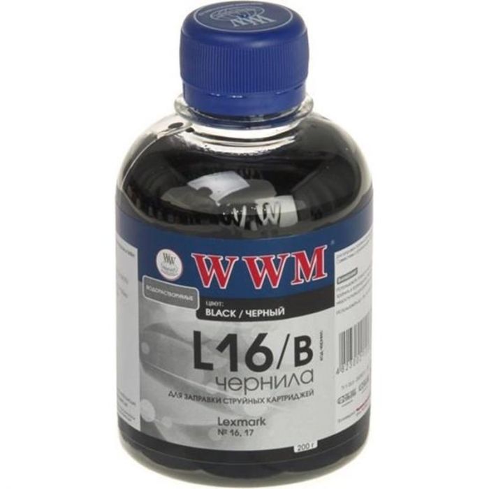 Чорнило WWM Lexmark 16/17 (Black ) (L16/B) 200г