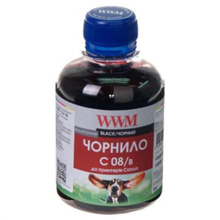 Чорнило WWM Canon CLI-8B (Black) (C08/B) 200г