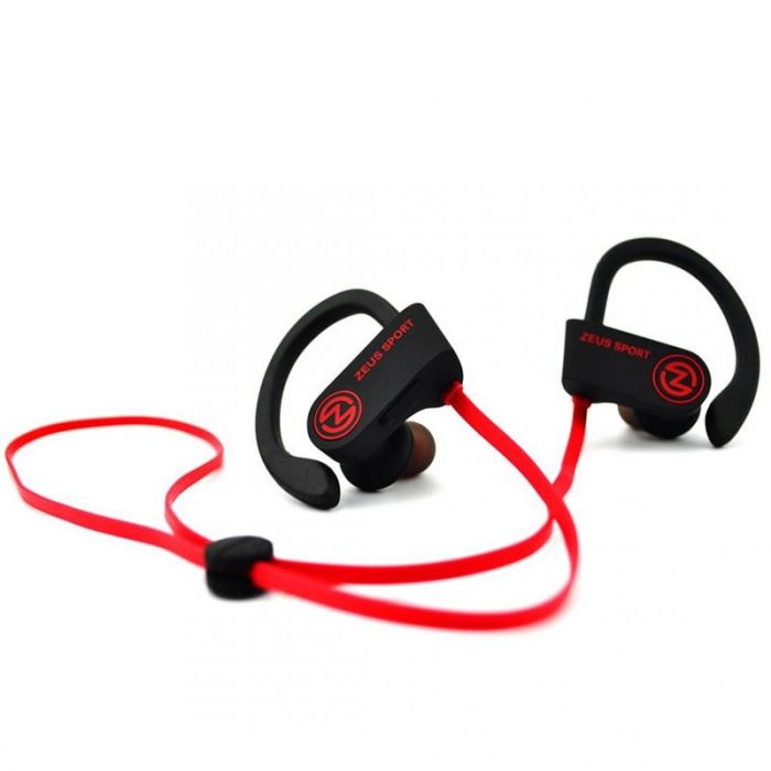 Bluetooth-гарнітура AirOn Zeus Sport Black/Red (6945545500230)