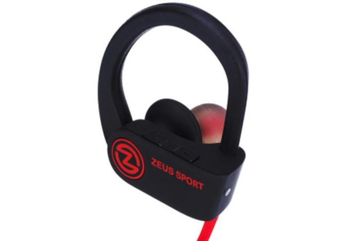 Bluetooth-гарнітура AirOn Zeus Sport Black/Red (6945545500230)