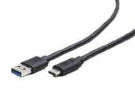 Кабель Cablexpert USB - USB Type-C (M/M), 3 м, преміум, чорний (CCP-USB3-AMCM-10)