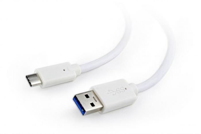 Кабель Cablexpert (CCP-USB3-AMCM-W-10) USB3.0 - USB Type-C, 3 м, преміум, білий