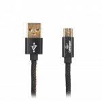 Кабель Cablexpert (CCPB-C-USB-04BK) USB2.0-USB-C преміум 1м чорний