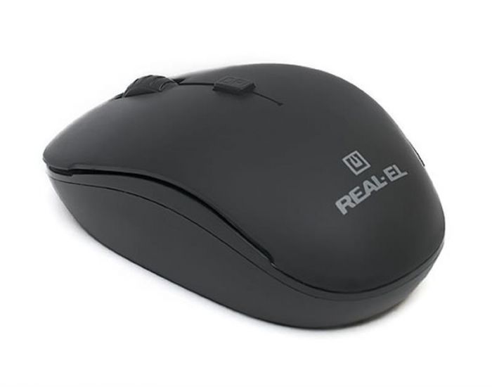 Мишка бездротова REAL-EL RM-301 Wireless Black USB