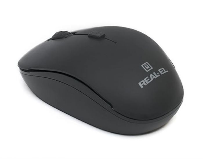 Мишка бездротова REAL-EL RM-301 Wireless Black