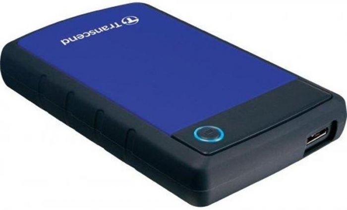 Накопичувач зовнiшнiй HDD 2.5" USB 4.0TB Transcend StoreJet 25H3 Navy Blue (TS4TSJ25H3B)