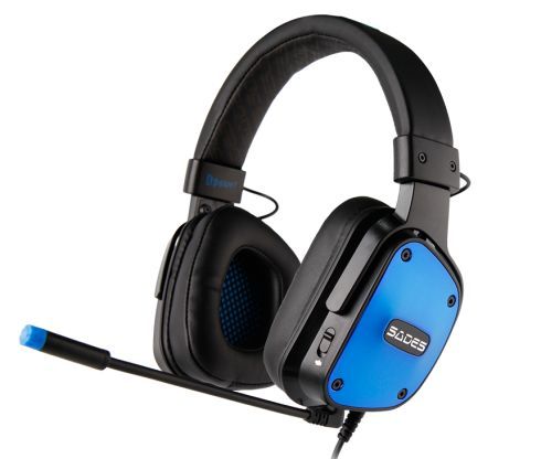 Гарнітура Sades SA-722 Dpower Black/Blue (sa722blj)