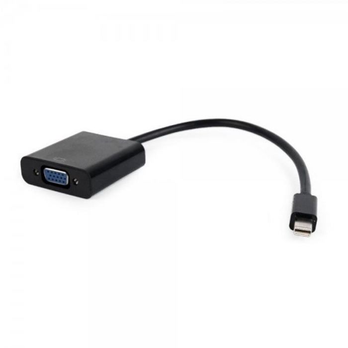 Адаптер Cablexpert (AB-mDPM-VGAF-02) MiniDisplayPort-VGA, 0.15м, чорний