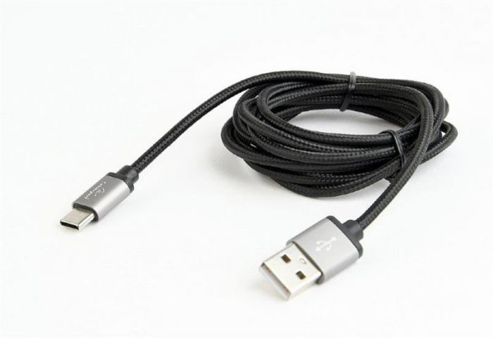 Кабель Cablexpert (CCB-mUSB2B-AMCM-6) USB 2.0 - USB Type-C, 1.8м, чорний