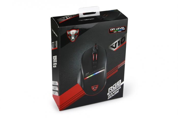 Мишка Motospeed V10 (mtv10) Black USB