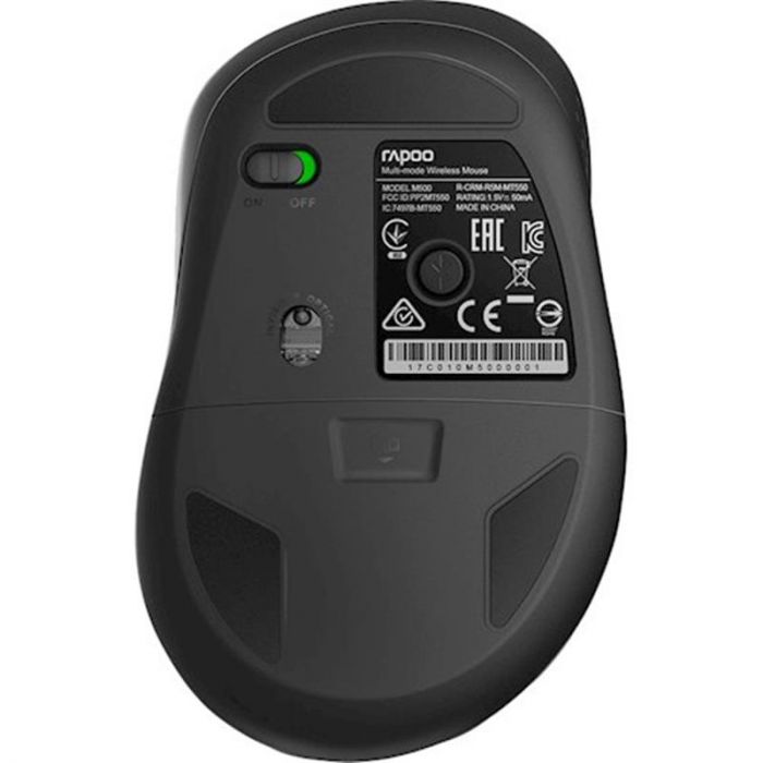 Мишка бездротова Rapoo M500 Silent Wireless Multi-Mode Black