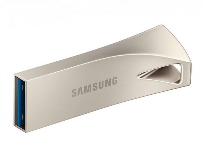 Флеш-накопичувач USB3.1 64GB Samsung Bar Plus Champagne Silver (MUF-64BE3/APC)