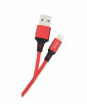 Кабель Tecro USB-Lightning, 1м Red (LT-0100RD)