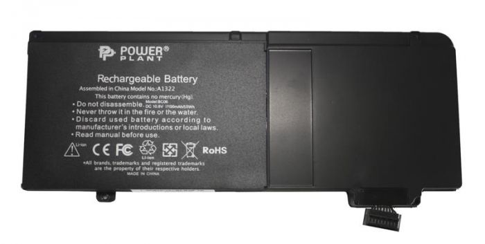 АКБ PowerPlant для ноутбука Apple MacBook Pro 13" (A1322) 10.8V 5400mAh (NB00000098)