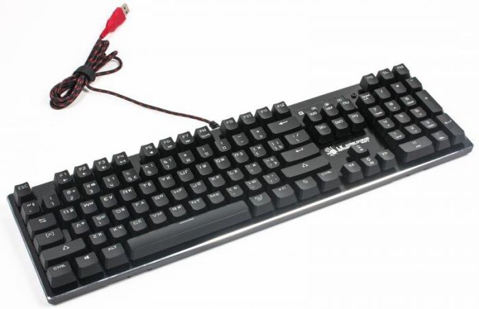 Клавіатура A4Tech Bloody B820R Red SW Ukr Black USB