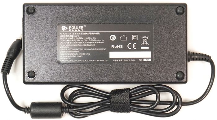 Блок живлення PowerPlant для ноутбука Asus 220V, 19V 150W 7.9A, 5.5х2.5мм (AS150F5525)