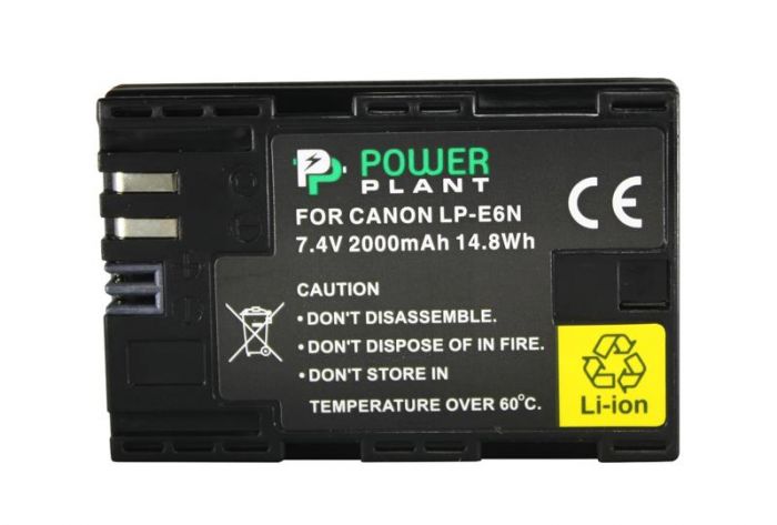 Акумулятор PowerPlant Canon LP-E6N 2000mAh (DV00DV1405)