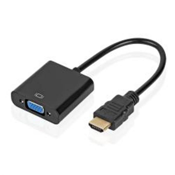 Адаптер Atcom (9220) HDMI - VGA, 0.1м, чорний