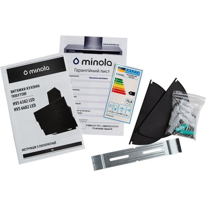 Витяжка Minola HVS 6682 BL 1000 LED