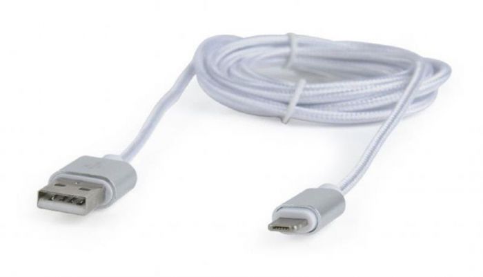 Кабель Cablexpert USB - Lightning + micro USB (M/M), 1.8 м, сірий (CCB-USB2AM-mU8P-6) 