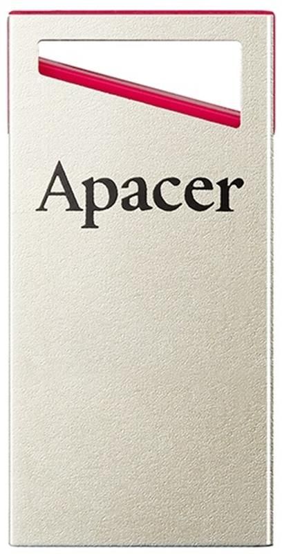 Флеш-накопичувач USB 64GB Apacer AH112 Gold/Red (AP64GAH112R-1)