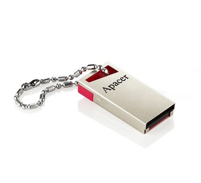 Флеш-накопичувач USB 32GB Apacer AH112 Gold/Red (AP32GAH112R-1)