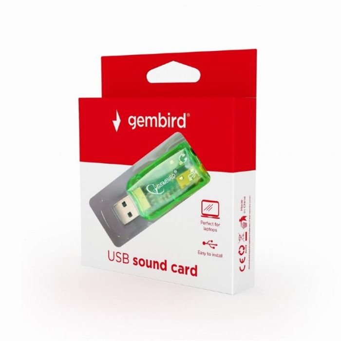 Звукова карта Gembird SC-USB-01 Green